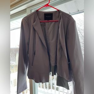 Purple leather jacket